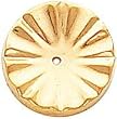 14K Yellow Gold Sunburst Earring Jackets Jewelry New
