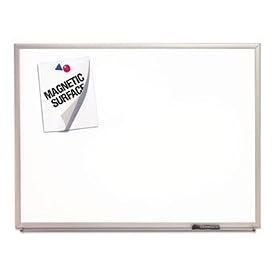 Quartet 2543 - Magnetic Dry-Erase Board, Porcelain, 36 x 24, White, Aluminum Frame-QRT2543