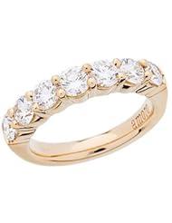 One and a Half Carat Seven Stone Diamond Ring in 18kt Yellow Gold