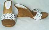 Colin Stuart Wedge Sandal w/ Stud Details