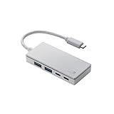 ELECOM USBHUB3.0 Type-C バスパワー Aメス2ポート Cメス2ポート ホワイト U3HC-A412BWH-W