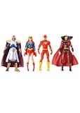 DC Universe Infinite Heroes Crisis Exclusive Crisis on Infinite Earths Set of 4 Action Figures Psycho Pirate, The Flash, Supergirl The Monitor
