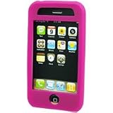 HOT PINK Soft feel Jelly Silicone Case Cover for Cingular ATT Apple iPhone 3G