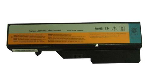 High Performance 5200mah 6 Cell 11.1V Black Laptop Battery for Lenovo IdeaPad G460 IdeaPad G460 0677 IdeaPad G460 20041 IdeaPad G560 IdeaPad G560 0679 Series 57Y6454 L09S6Y02