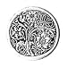 Antique Flowers Embossed Sticker Seals