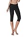 Yoga Reflex Women's Basic High Waist Active Yoga Running Workout Capris Leggings