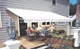 15FT Cream Motorized Awning