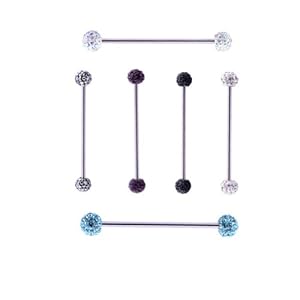 Kadima Body Piercing Jewelry Lot of 6 14G 1/2