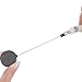 Bokit New Retractable Reel ID Badge Key Card Name Tag Holders with Belt Clip for Keys-ids-Badges Black 10Pcs