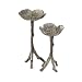Javine Aluminum Pedestal Flowers - Set of 2