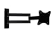 LCD TV Wall Bracket. Black, fully Adjustable and suitable for 10" - 26" LCD TVs