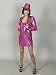 Rio disco sequin dress, pink. Size: 40-42,