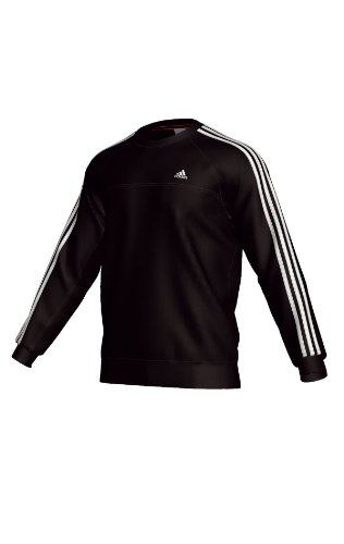 Adidas Herren Sweatshirt Ess 3S Light Crew, black, XXL, HAX20819XXL Preisvergleich