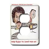 31jsiLdoctL. SL160  Londons Times Funny Panel Hollywood Cartoons   Lionel Ritchie Train Set   Light Switch Covers   2 plug outlet cover ..Dont Buy it, Until You Read This