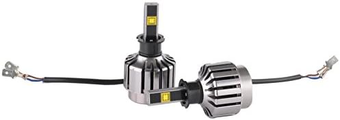 SUPERLT 30w 6400 LM High Power Cooling Fan LED Headlight Conversion Kit Replaces Halogen &amp; HID Bulbs Pack of 2 (H3)