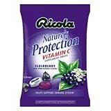 Ricola Ricola Drops, Nature's Protection Elderberry Vitamin C Supplement 12Bags dsp