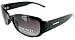 Women Nine West Black Frame Sunglasses Dk Black Lenses