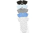Carters 5-pk. Blue & Brown Bodysuits