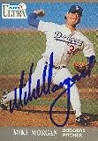 Mike Morgan, Los Angeles Dodgers, 1991 Fleer Ultra Autographed Card