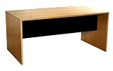 RUSH Executive Desk, Office Modulars, Oak Veneer finish, 29.5H x 66.5W x 36D