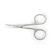 uxcell Stainless Steel Makeup Slim Curved Edge Eyebrow Hair Brow Scissor Cutter Trimmer