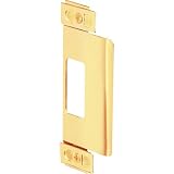 SLIDE-CO PRIME-LINE U 9495 COMMERCIAL ASA ADJUSTABLE DOOR STRIKE BRASS PLATED