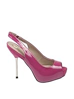 Lorena Carreras Sandalias Tacón (Fucsia)