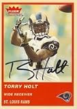 Torry Holt, St. Louis Rams, 2004 Fleer Tradition Autographed Card