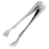 Ice Tongs, Stainless Steel, 7