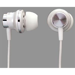 maxell カナルタイプ ヘッドホン Φ13mm大口径ドライバ採用の高音質 携帯電話用平型コネクタ付イヤホン ホワイト HP-CN40-WH