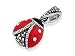 Silver Marcasite Ladybird Charm