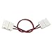 HitLights SMD 5050 and 2835 (10mm) LED Light Strip Connector Extension, Single Color - 6 Inch (4 Pack) Strip to Strip Any Angle Connector