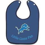 Detroit Lions Two-Toned Snap Baby Bib