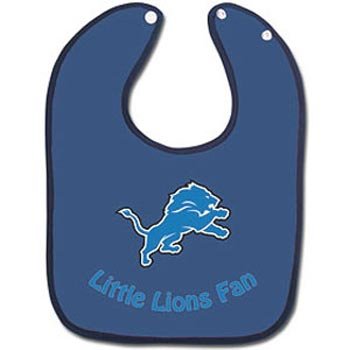 Detroit Lions Two-Toned Snap Baby Bib