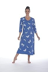 Petite Spring Summer Fall Winter Scoop Neck Ankle Length Cotton/Knit Evening Dress 