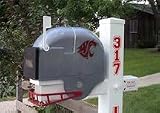 Washington State Cougars Helmet Style Mailbox