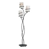 Quoizel Floor Lamp White Spiral Glass Shade Q459F