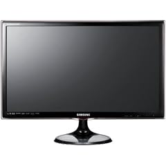 Samsung SyncMaster T24A550 61 cm (24 Zoll) Widescreen LED Monitor, Energieeffizienzklasse B (HDTV-Tuner, HDMI, Scart, VGA, S-Video, 5ms Reaktionszeit) rose schwarz