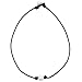Single Cultured Freshwater Pearl Necklace for Women Genuine Leather Choker Jewelry Handmade