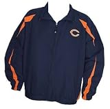 Chicago Bears Big and Tall Full-Zip Microfiber Lightweight Jacket (2X Big)