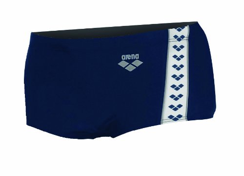 Arena Men's Barring Training Polyester Square Leg Swimsuit, Navy, 38