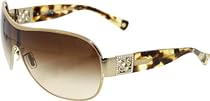 Hot Sale Coach Hc 7005B (L016 Reagan) Gold Tortoise Frame/Brown Gradient Lens Sunglasses