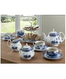12 Pieces Blue Willow Afternoon Tea Set