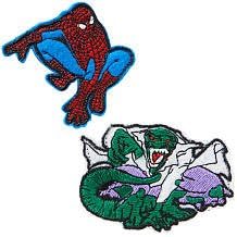 Gutzy Gear Backpack Patches Spider-Man and Lizard