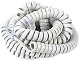 RCA TP280W 12 Foot Handset Coil Cord (White)
