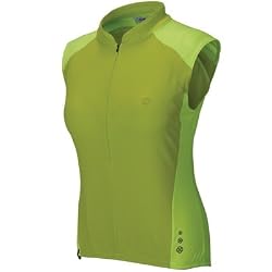 Pearl Izumi 2008 Women's Select Sleeveless Cycling Jersey - Lime Green/Screaming Yellow - 0811-2HI