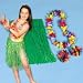 Child Hula Kit - 4 Pc Set Includes Hula Skirt, Flower Lei and 2 Lei Bracelets