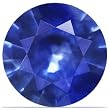 0.99 Carat Loose Blue Sapphire Round Cut