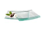 Produkt-Bild: Verso 922269 3er Set Sch&uuml;ssel Pura, Glas, 20 x 20 cm