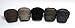 ililily Military Vintage Biker Cotton Cadet Cap Stretch Flex Back, Dark Grey, Medium